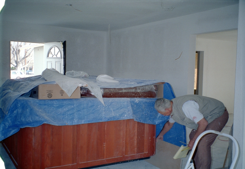 Larry with the Jacuzzi