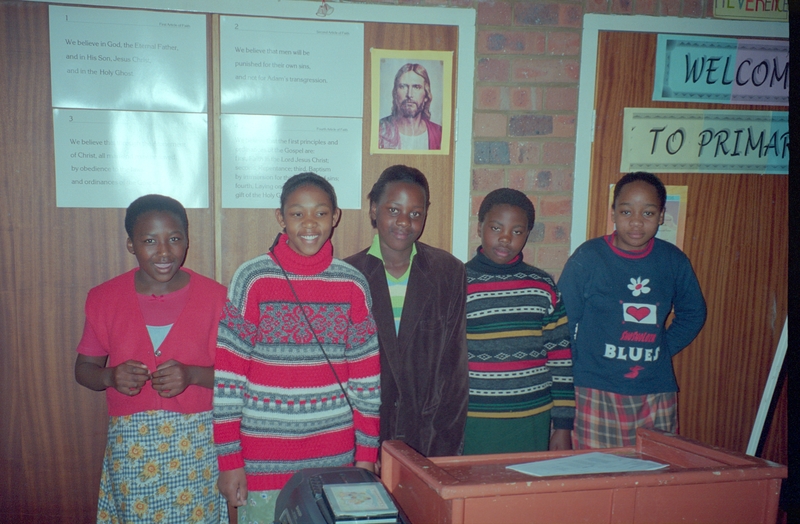 Primary children at Soweto Ward SA