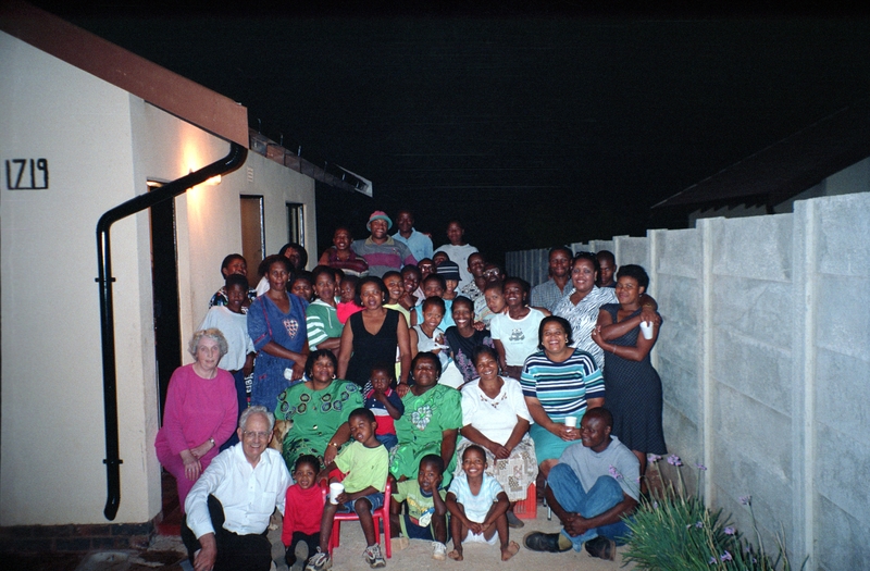 Pastor's house out in the township.