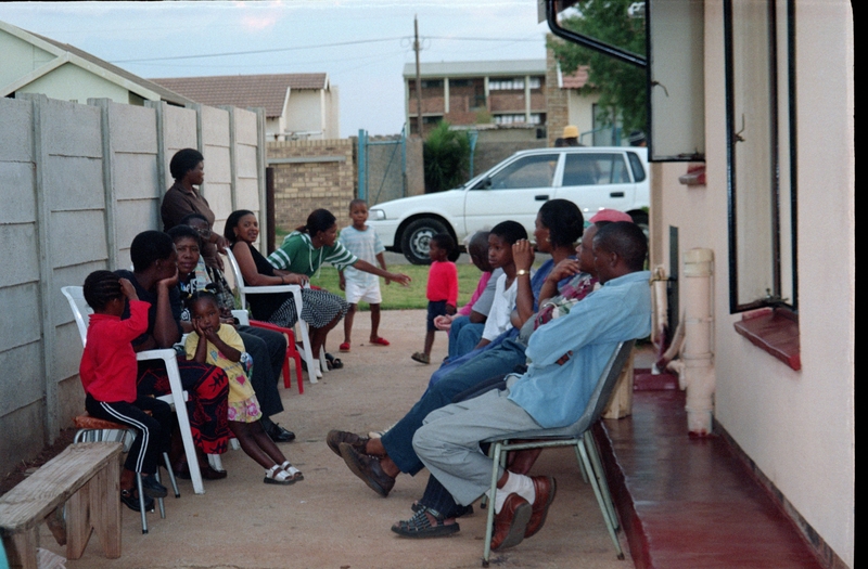 Pastor's house out in the township.