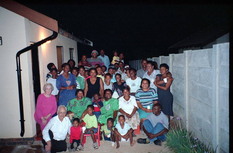 Pastor's house out in the township.