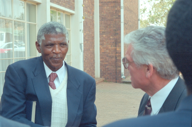 Bishop of Protea Glen, and Elder John Haar