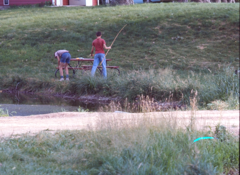 Jim and Steve, fishing