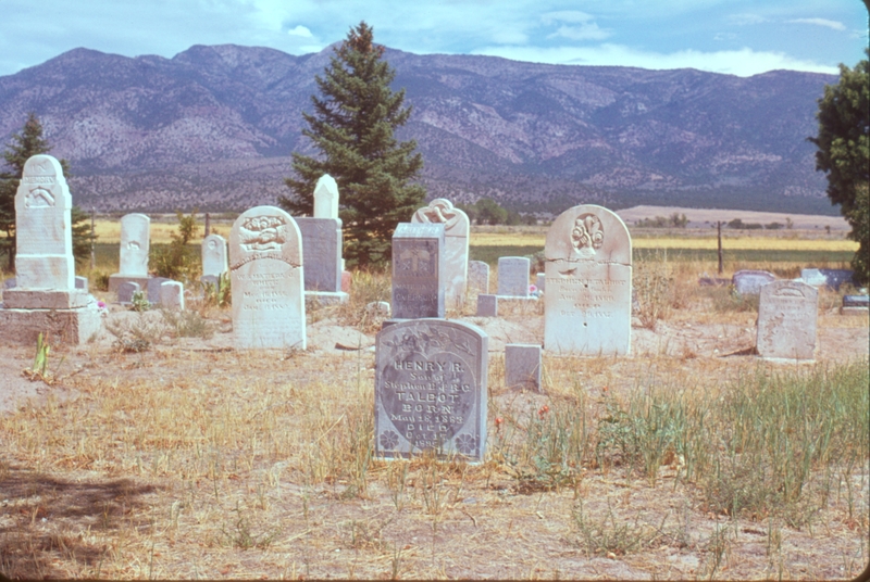 gravestone: Talbot family, Oak City UT