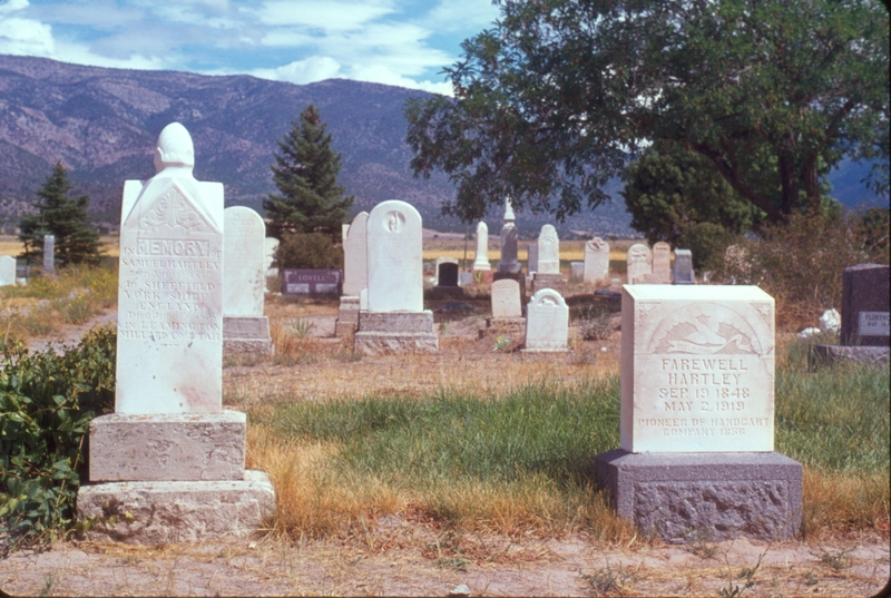 gravestone: Talbot family, Oak City UT