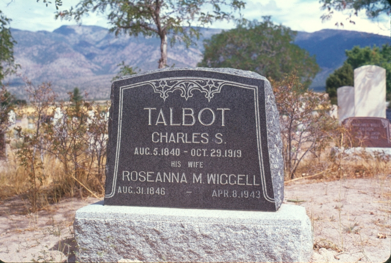 gravestone: Talbot family, Oak City UT