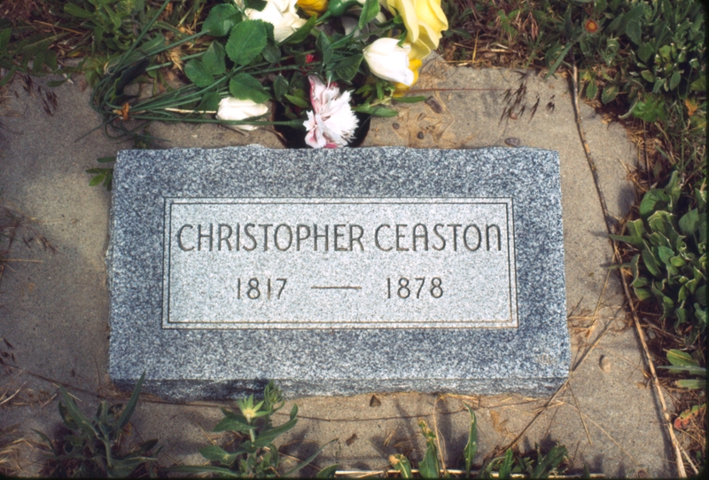 gravestone: Christopher Ceaston, 1817 - 1876, St John ID