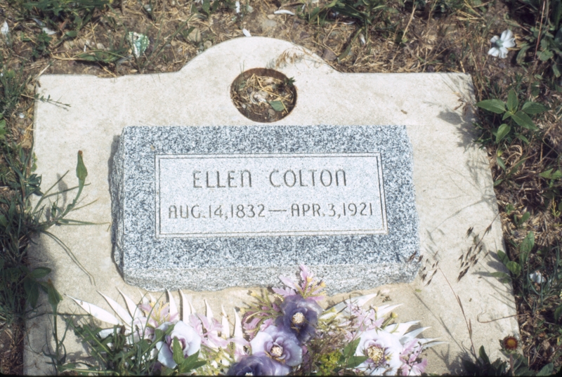 gravestone: Ellen Colton, St John ID