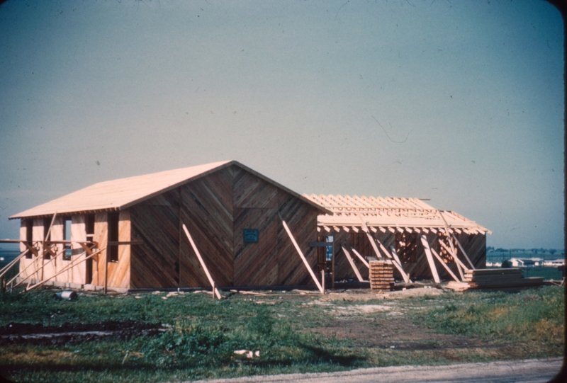 Champaign chapel, under construction