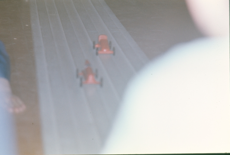 Pinewood Derby heat