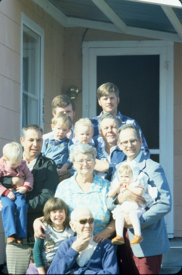 Leff Larson, Ethel Colton, Larry, Bob, Gene, Mike