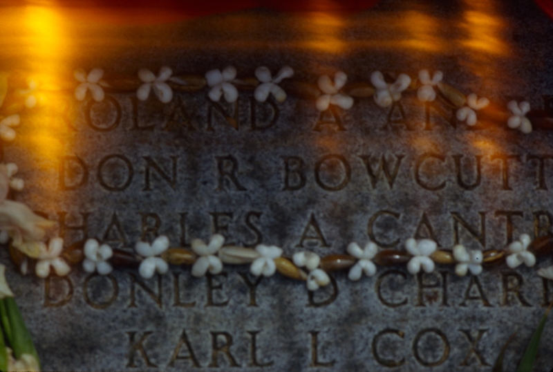 gravestone: Don R. Bowcutt, at Honolulu's Punchbowl Cemetary