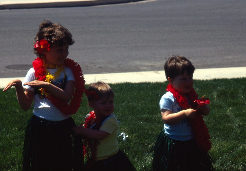 Roseann doing hula