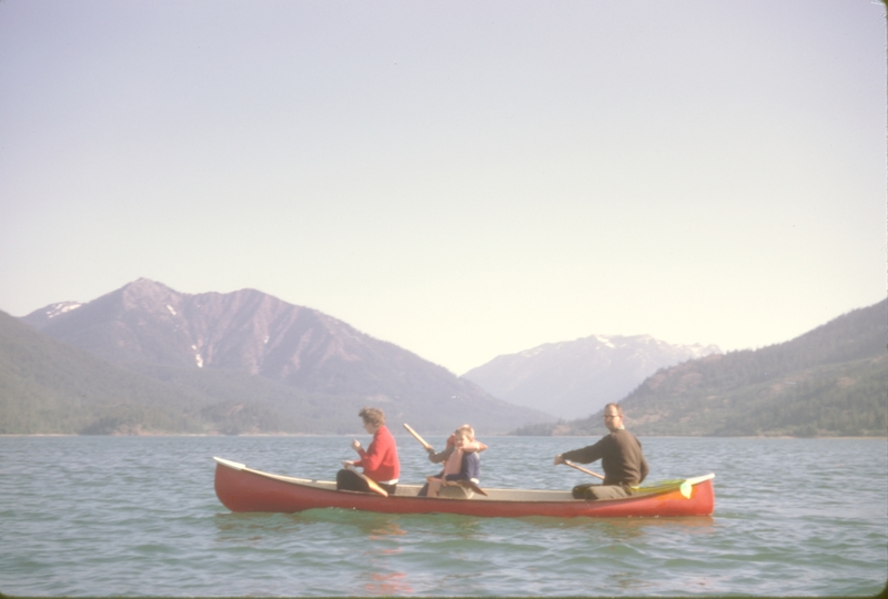 Jean, Brent, Perry, Larry, in home-cloned Canoe