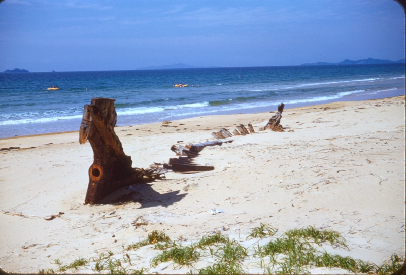 Shipwreck on Brady AFB beach