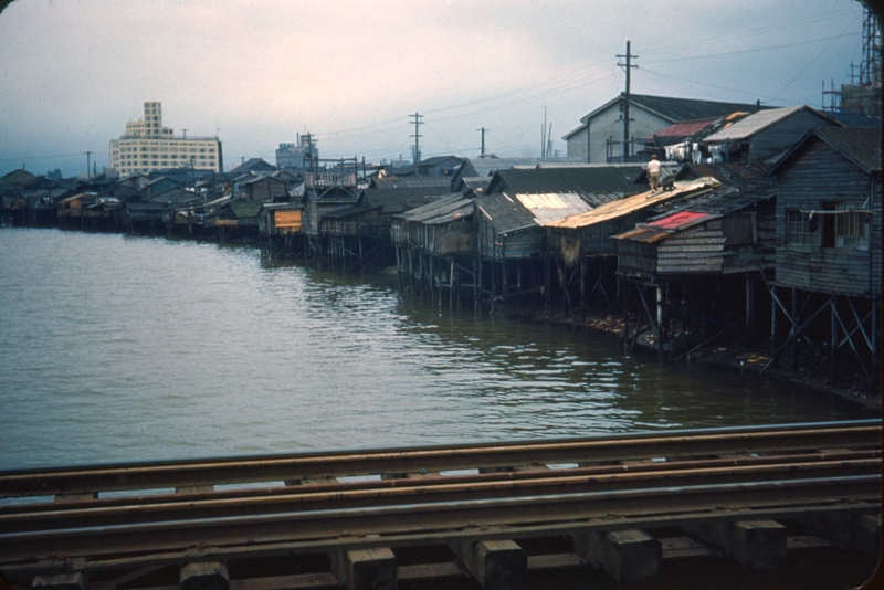 Bridge crossing into Fukuoka