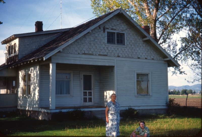 Larsons' St John farm house, Josie, Jean