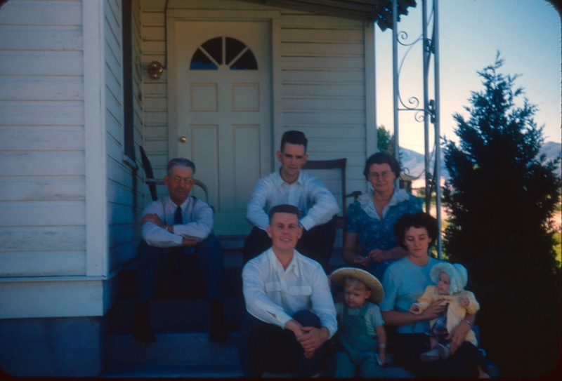 Roscoe, Gene, Jean, Mike, Ethel, Rosalie, Linda