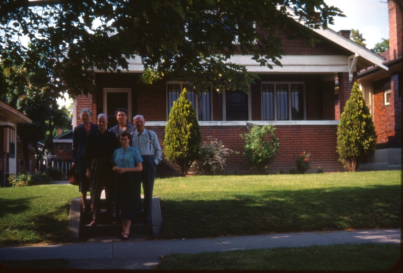 Carters' house in SLC; Rose, Theo, Emma, Jean, Joe