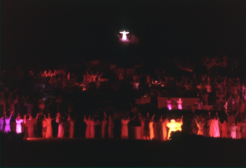 Hill Cumorah pageant, Christ appears