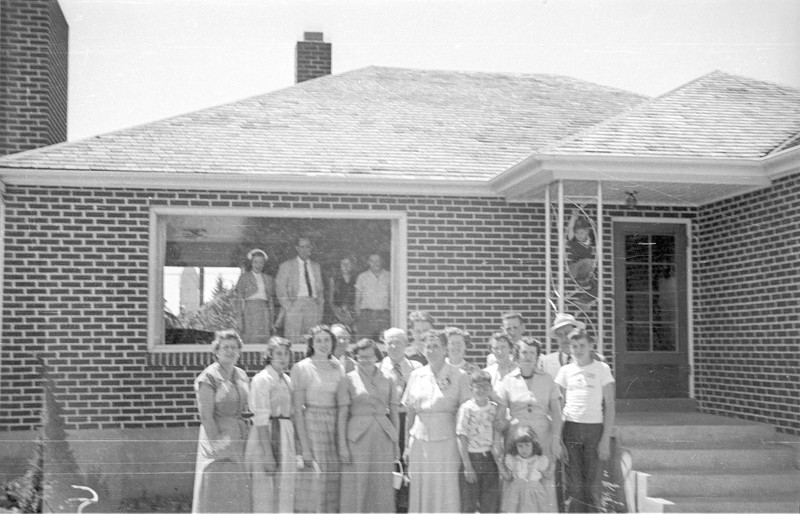 Glenn Burt house, Brigham City UT, reunion