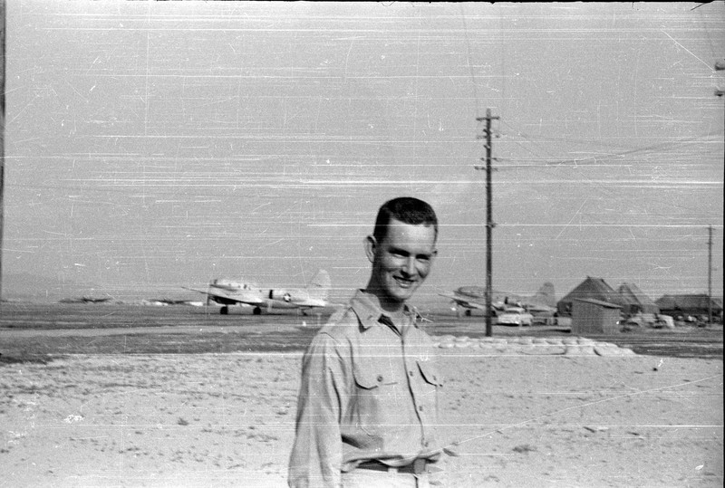 Larry at Brady AFB 1954