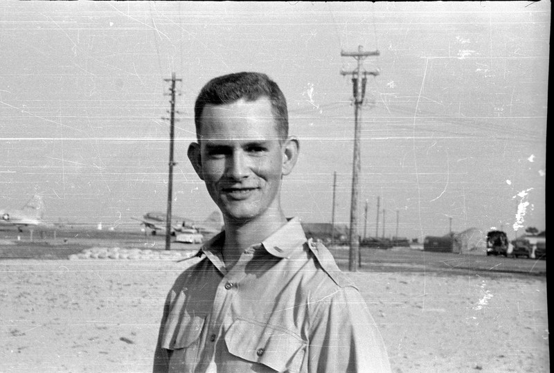 Larry at Brady AFB 1954