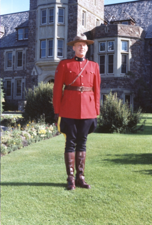 Royal Canadian Mounted Police, probably at Lake Louise