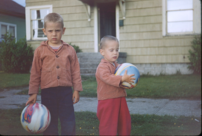 Don, Jim, house where we lived in Renton WA, near Boeing plant