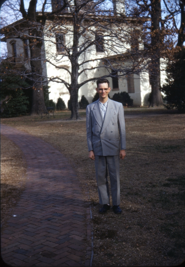 ? Larry Colton at Danville, Virginia, 1953