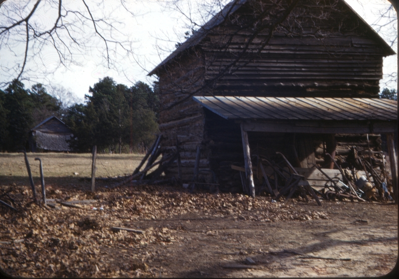 Tobacco shed, Virginia, Dec 1953