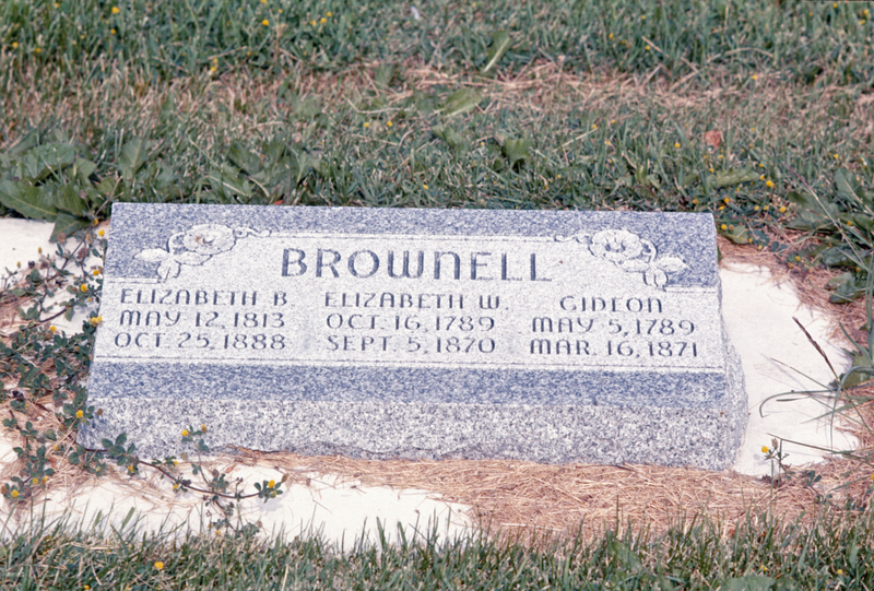 gravestone: Brownell