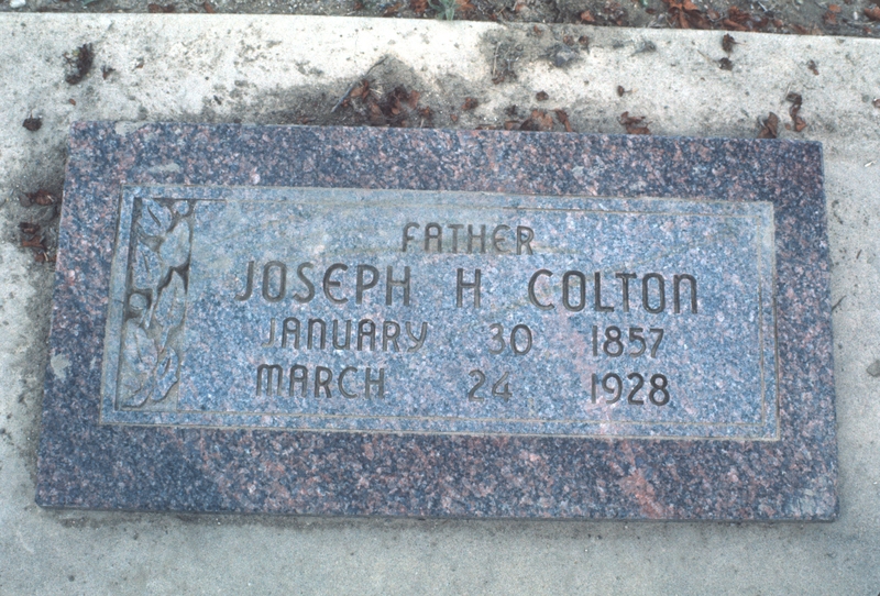 gravestone: Father Joseph H. Colton