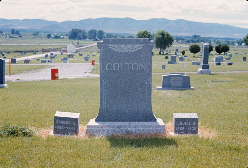 gravestone: Colton