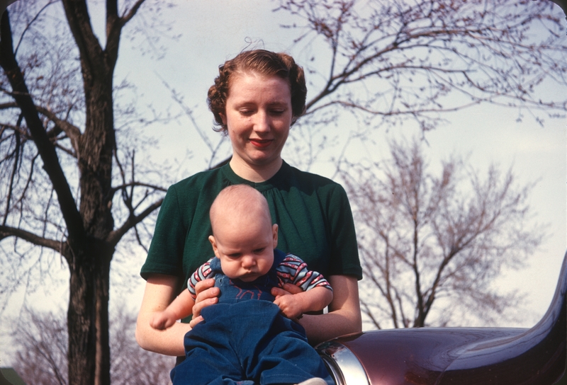 Jean and Larry Don, Apr 1954, Champaign, IL.