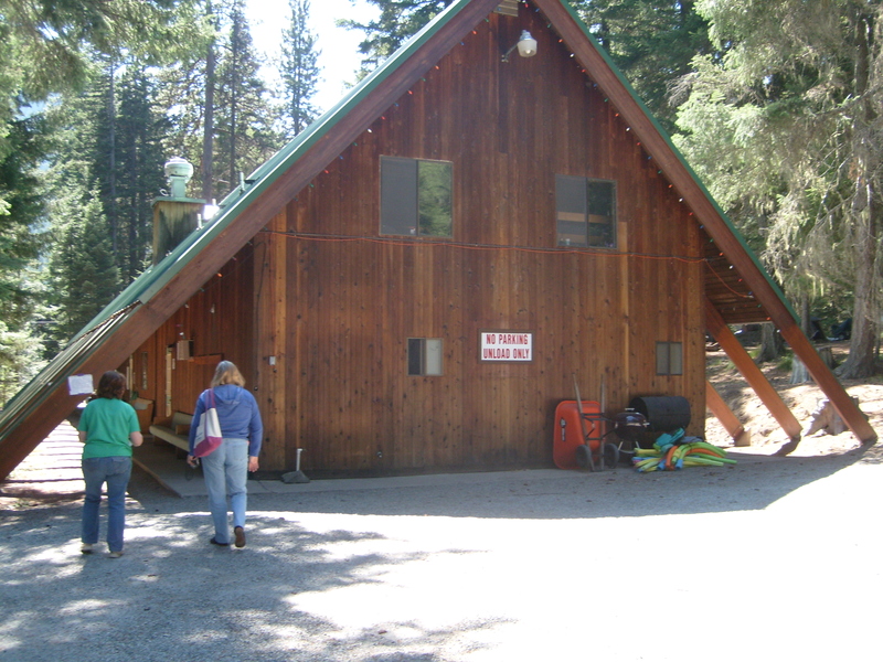 Main lodge, from parking lot.