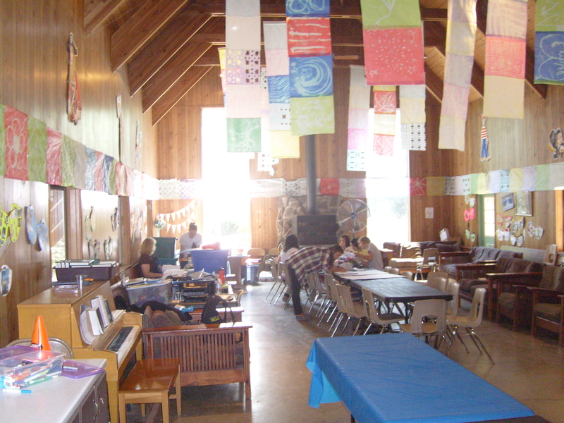 Main hall of the lodge.