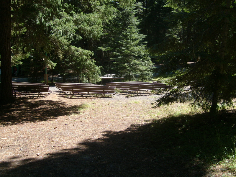 Flag pole circle, viewed from the top.