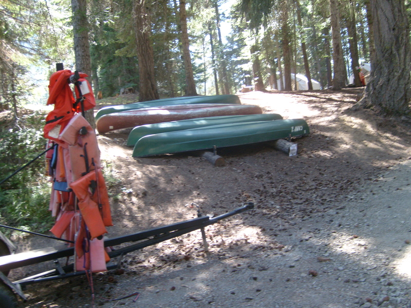 More life jackets and more canoes.