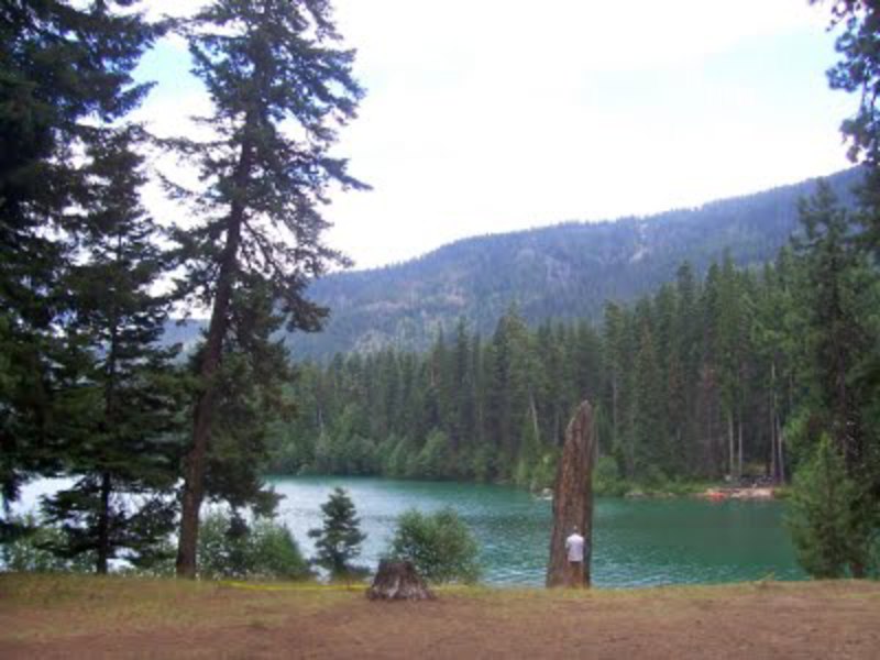 The lake from the camp