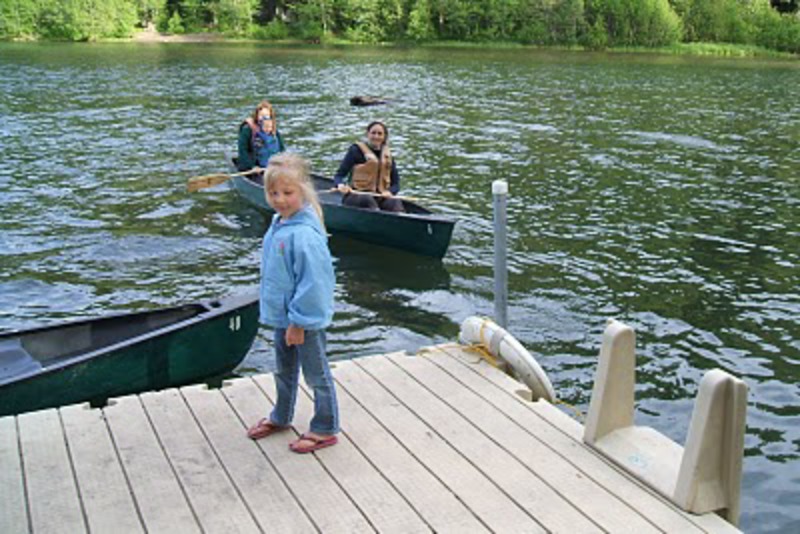 the dock on the lake