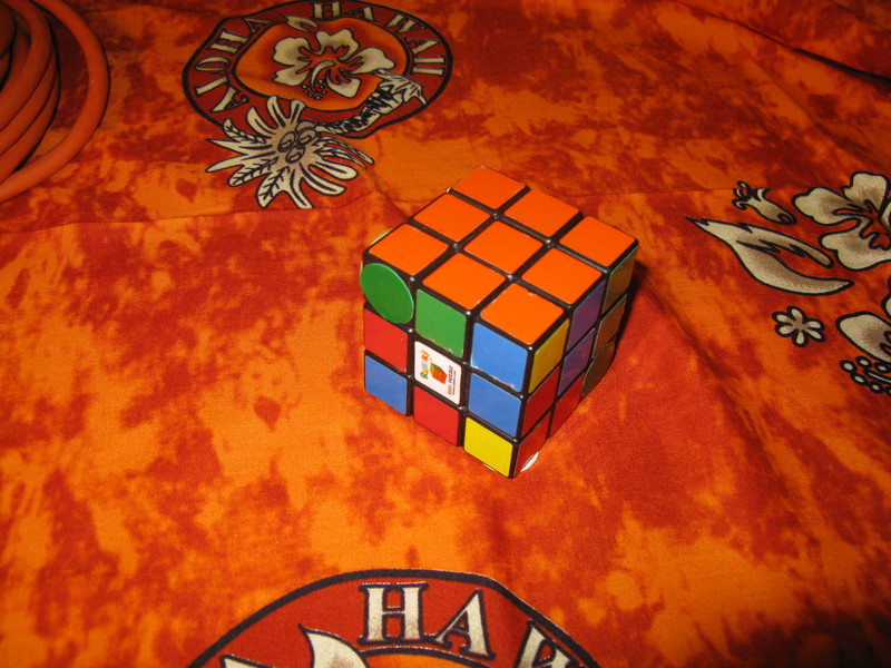 So then Don started thinking about what he should bring to the reunion. 
Official Rubik's Cube