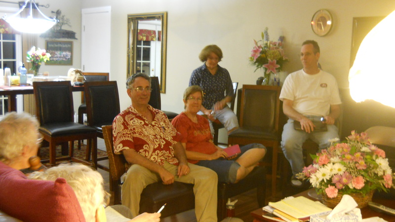 Jean, Jim, Cindy, April, Steve, at Forsythia