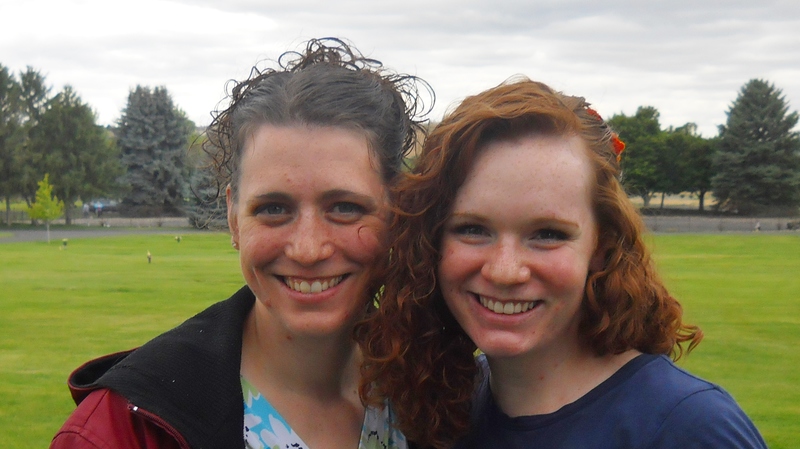 Lauren, Jordi, Graveside at Einan's