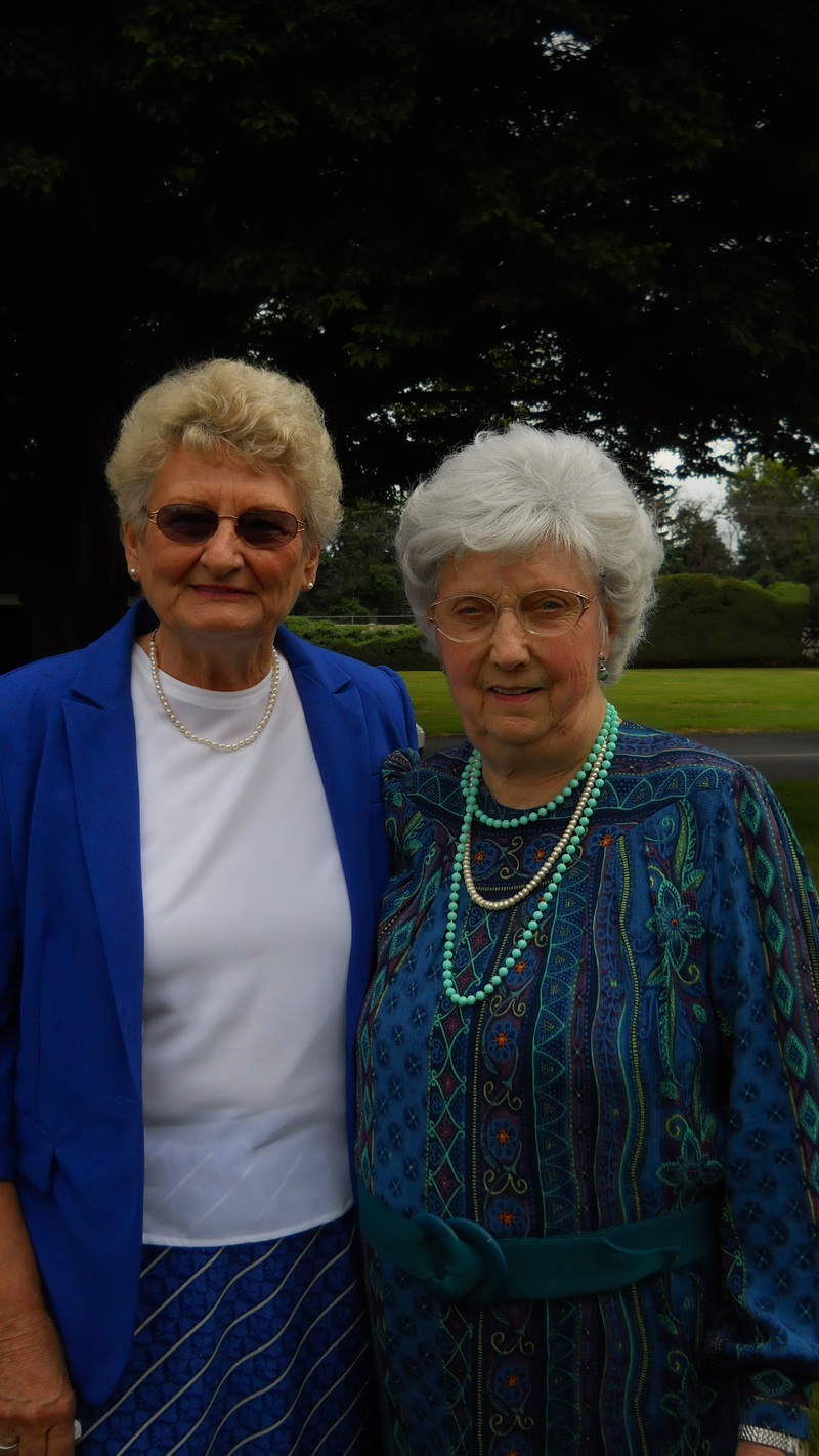 Barbara, Jean, Graveside at Einan's