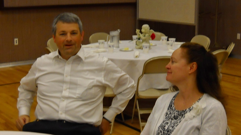 Brent, Cheryl, at Family Meal